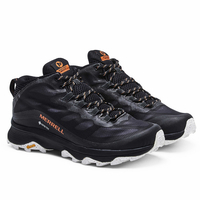 Туристичні черевики чоловічі Merrell Moab Speed Mid Gtx Black / Asphalt J067075