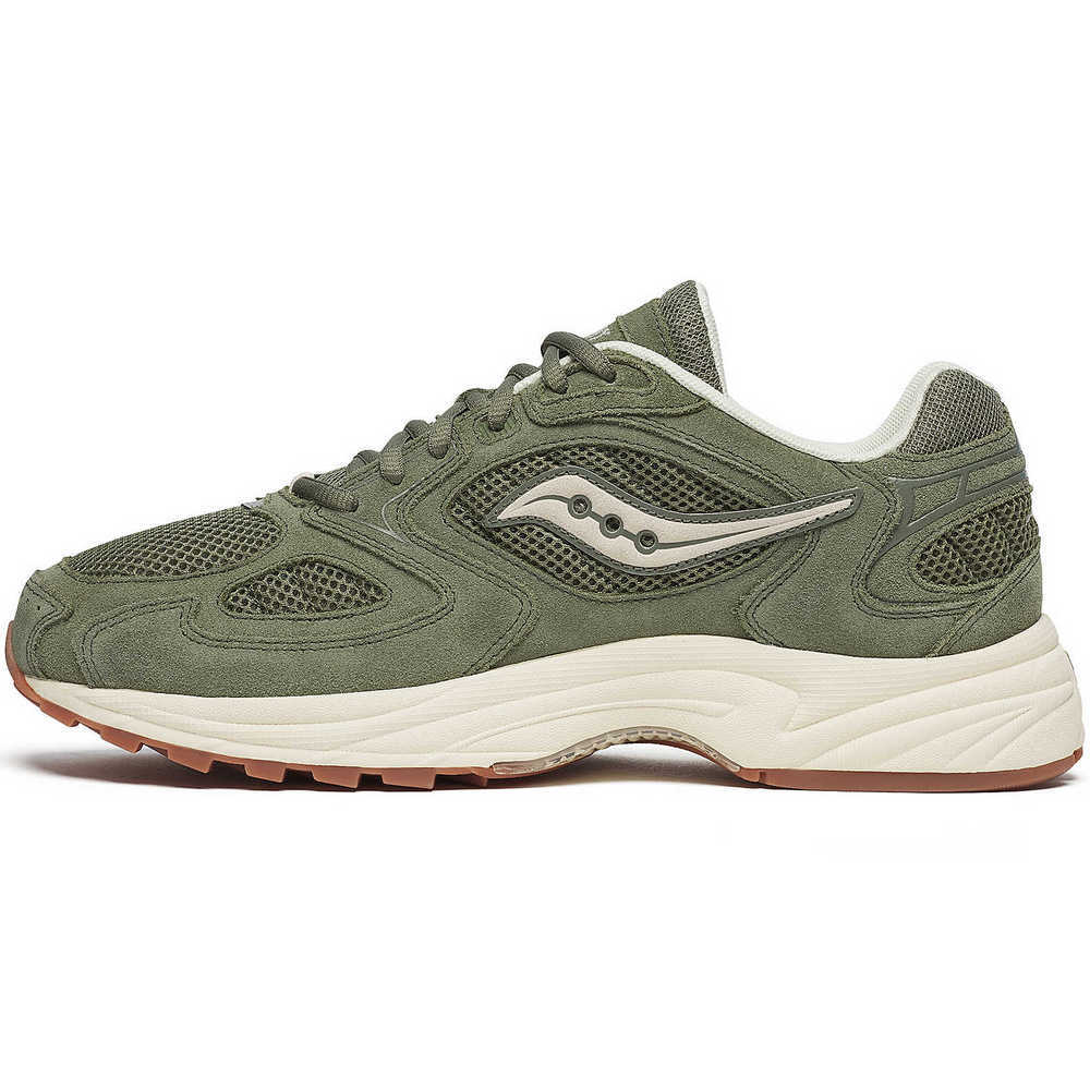Кросівки чоловічі Saucony Grid Jazz 9 Suede Olive/Off white S70898-1