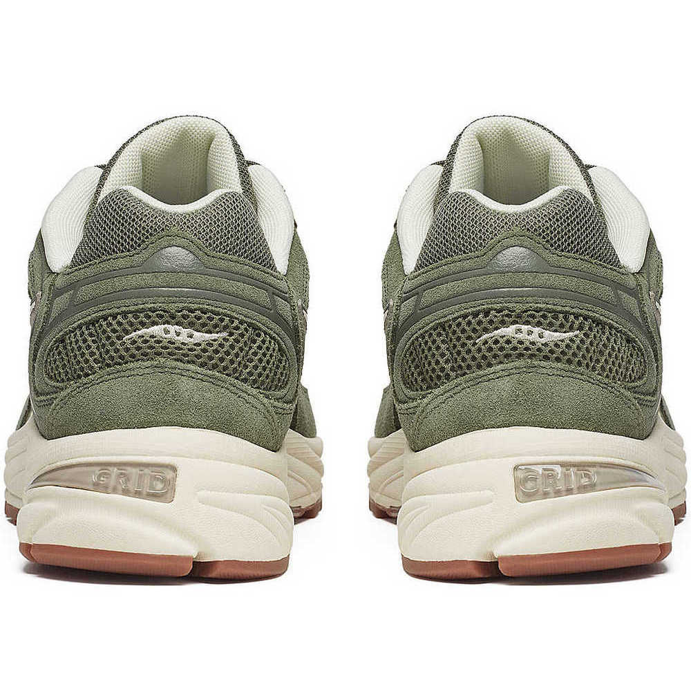 Кросівки чоловічі Saucony Grid Jazz 9 Suede Olive/Off white S70898-1